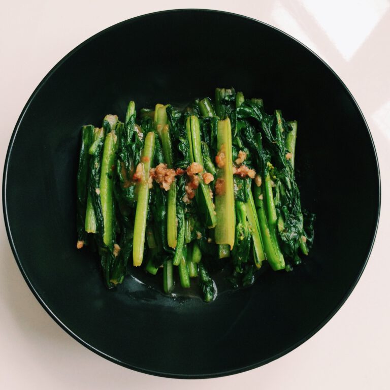 chinese gewokte groenten choi sum