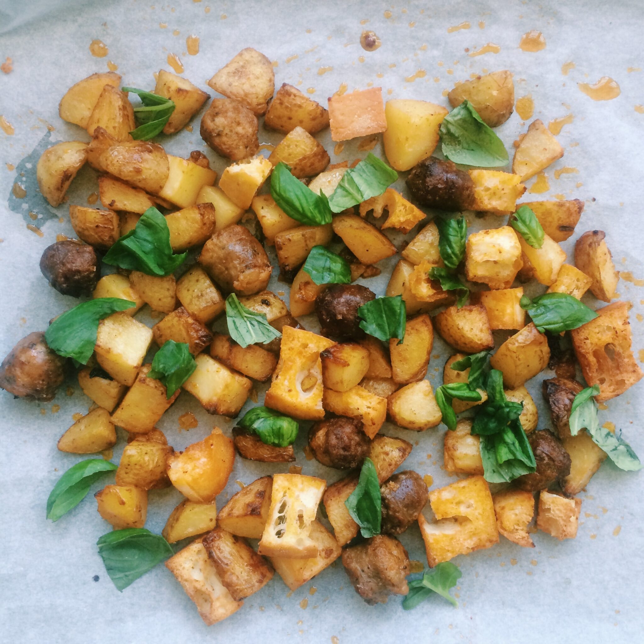 Recept: Ovenschotel met worst, aardappelen en ciabatta