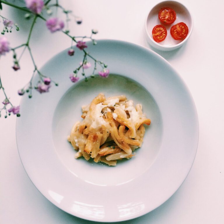 Quattro formaggi pasta al forno