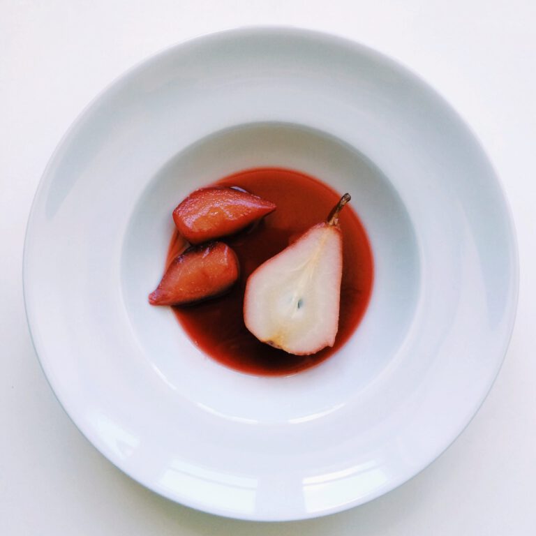 Poached Pears, a Dutch classic