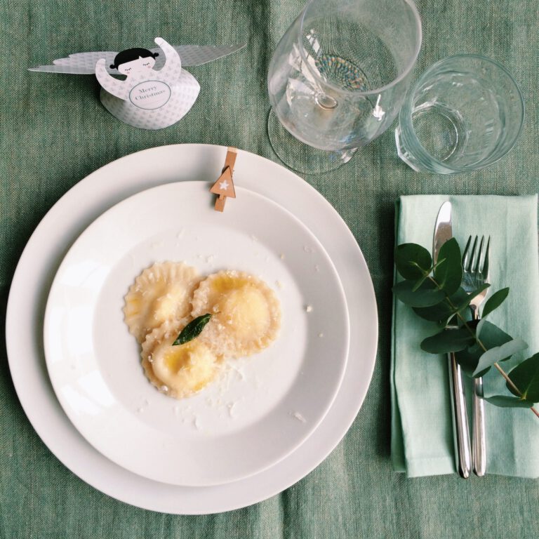 Ravioli met citroen en ricotta voor kerst