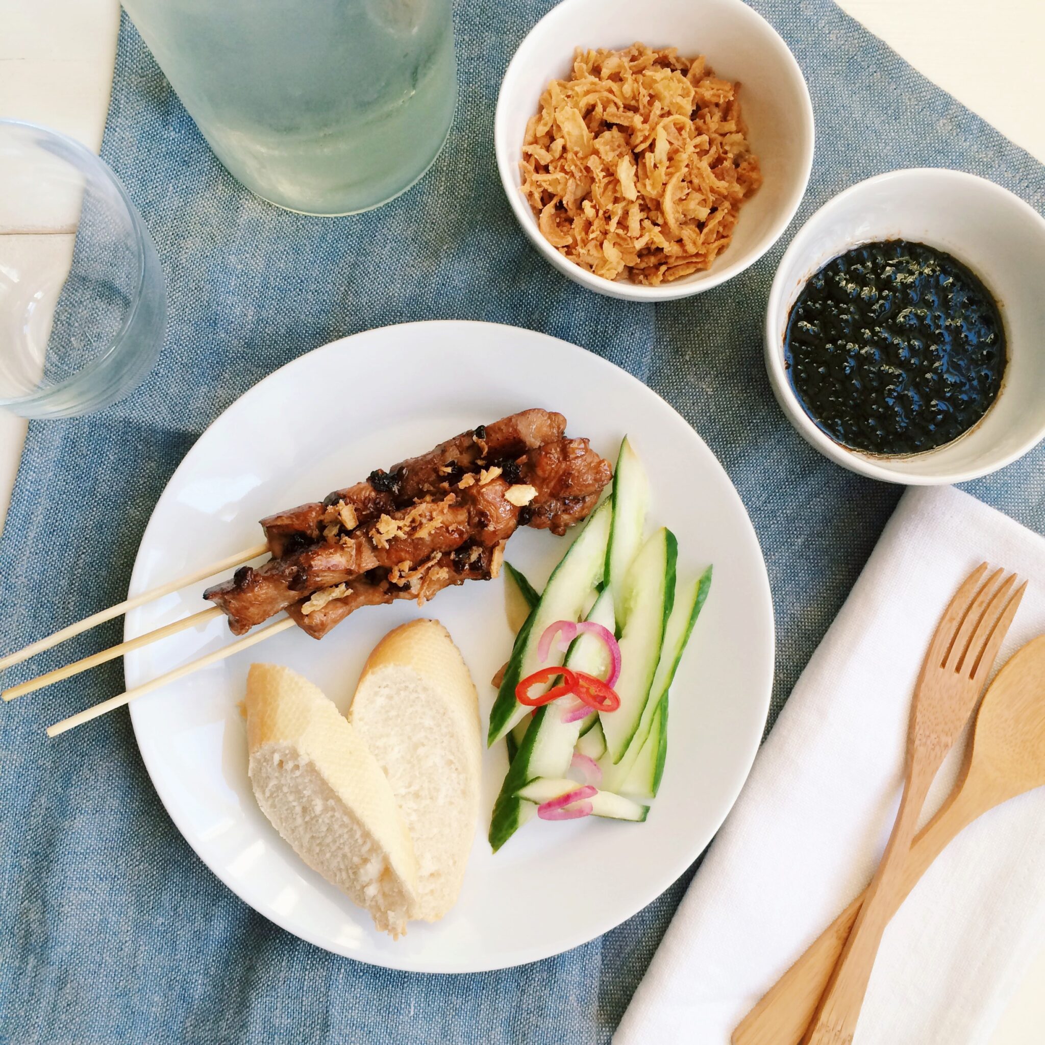 kipsate komkommersalade recept