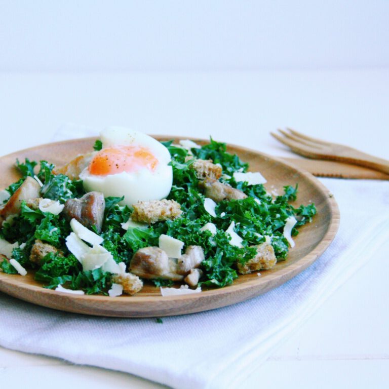 Boerenkool Caesar Salade