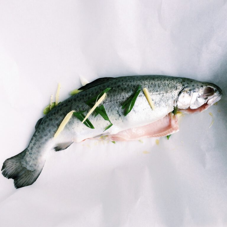 Chinese Steamed fish en papillote