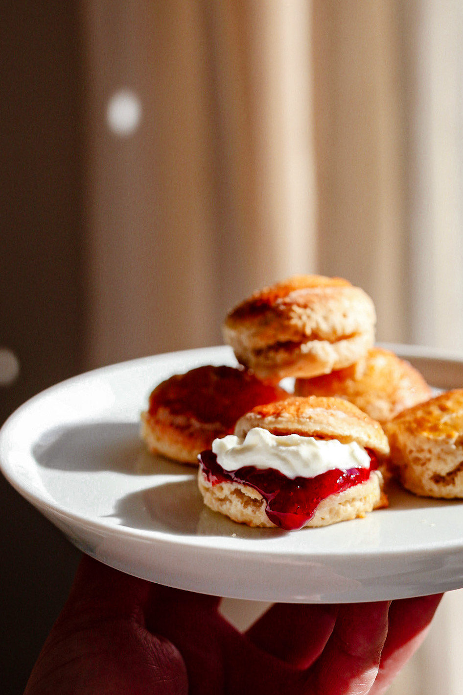 Mini Scones, perfect bij een high tea