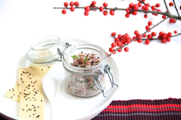 tonijn tartaar met een pittige mayo