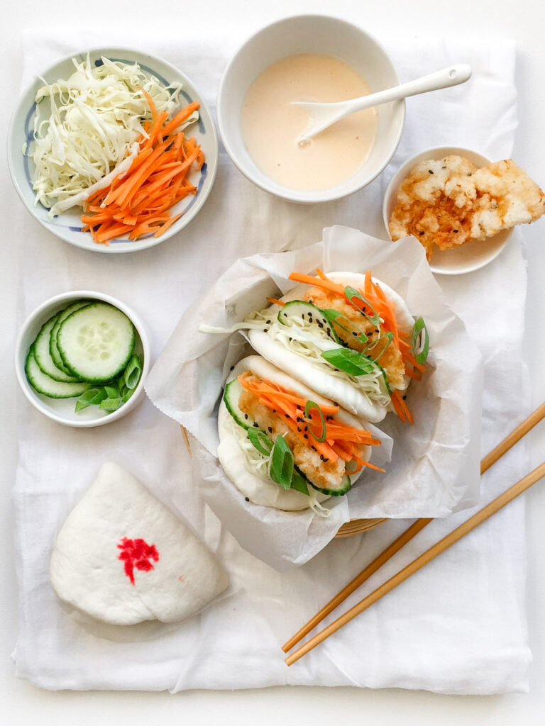 gua bao krokante vis