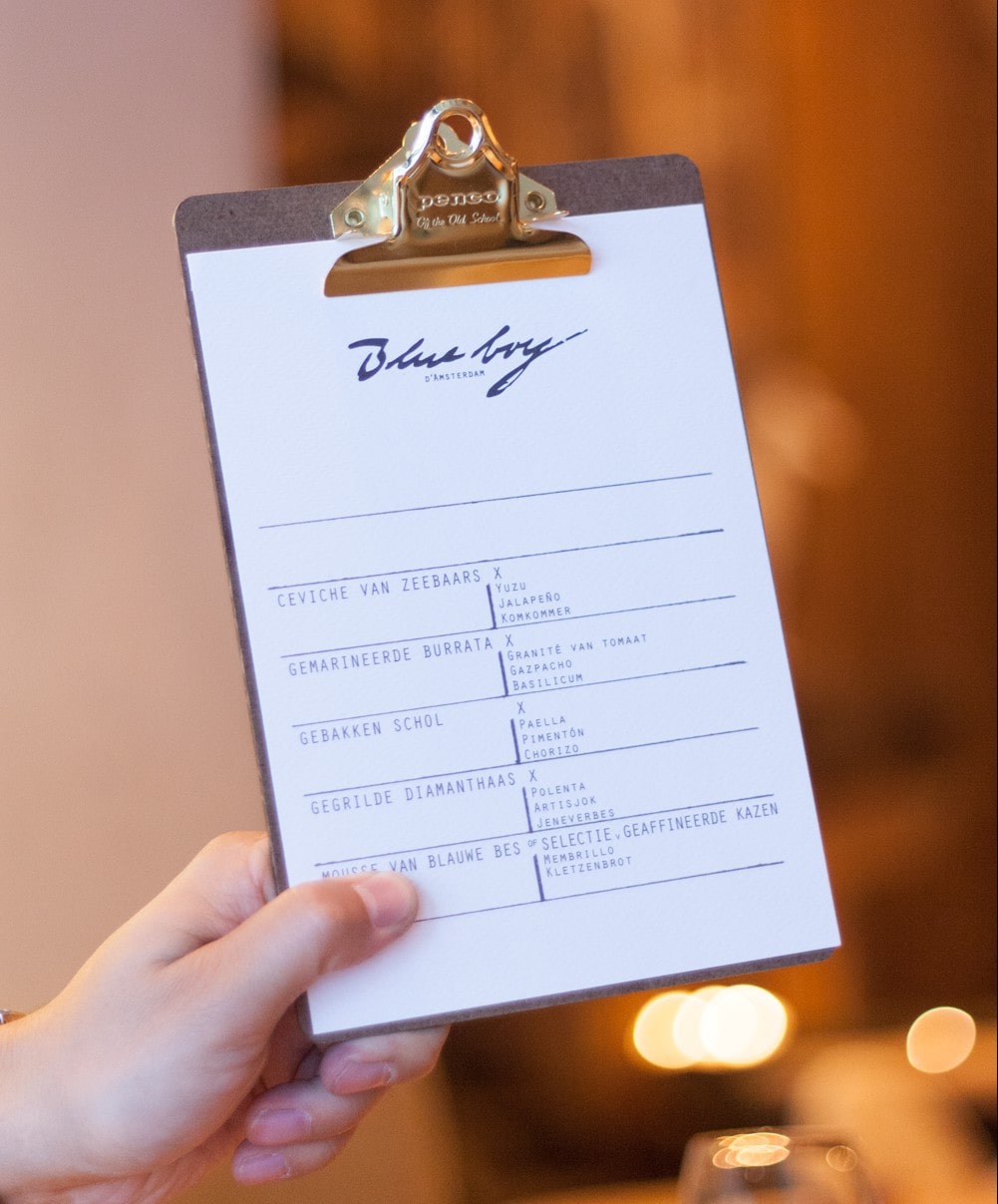 Restaurant Blue Boy Amsterdam – 020 tip