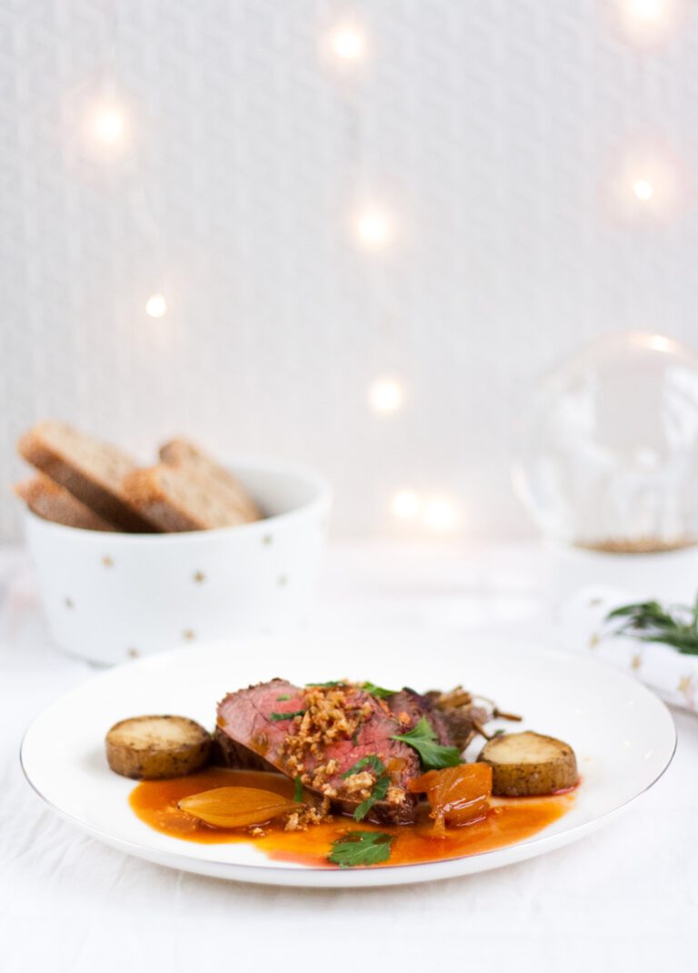 (Kerst) Recept zijlende van Scotch Beef met Jus de veau