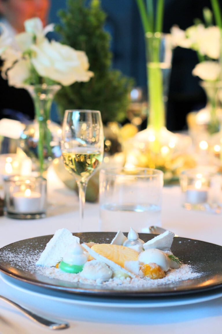 A winter wonderland dessert