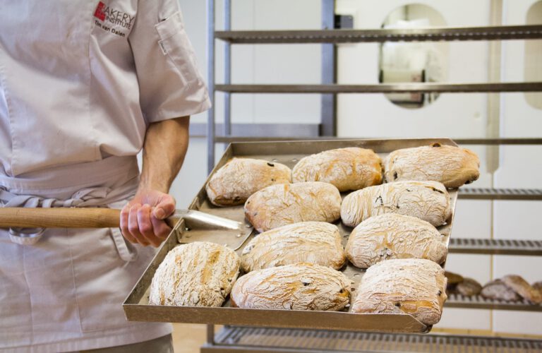 ciabatta tijdens brood bak cursus