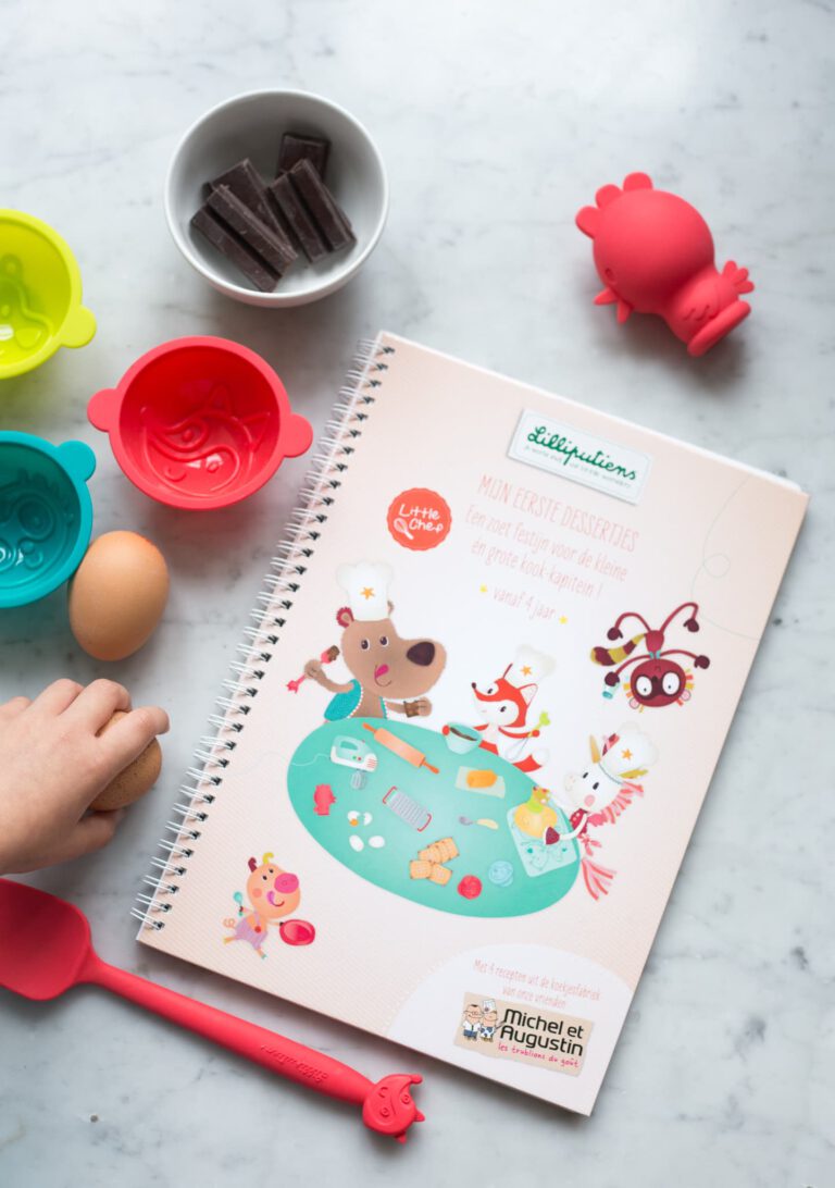 Lilliputiens Little Chef + Recept Chocoladetaartjes