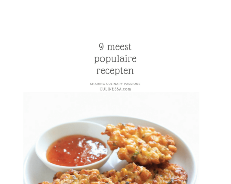 meest populaire recepten culinessa