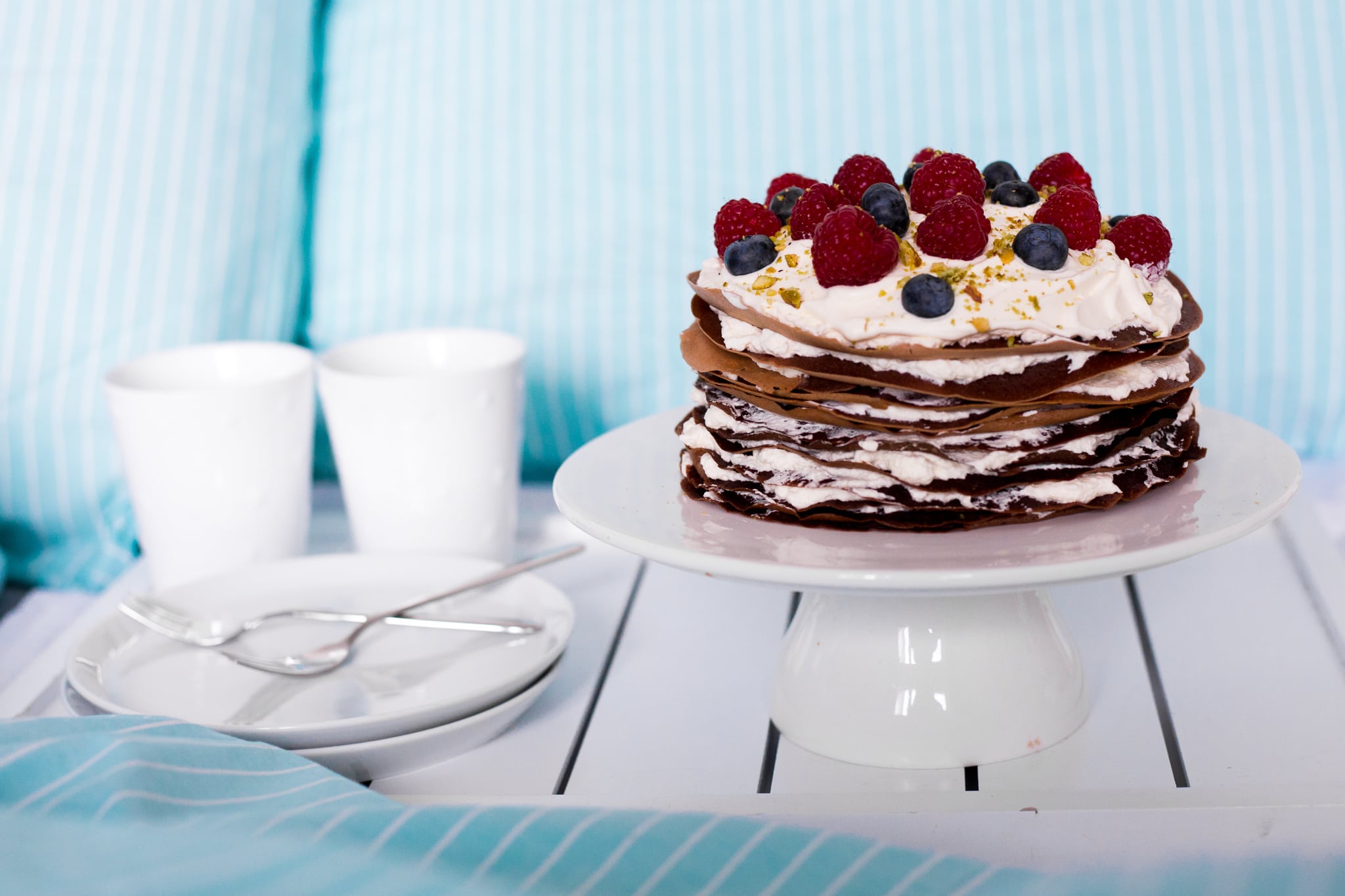 Recept Chocolade crepetaart