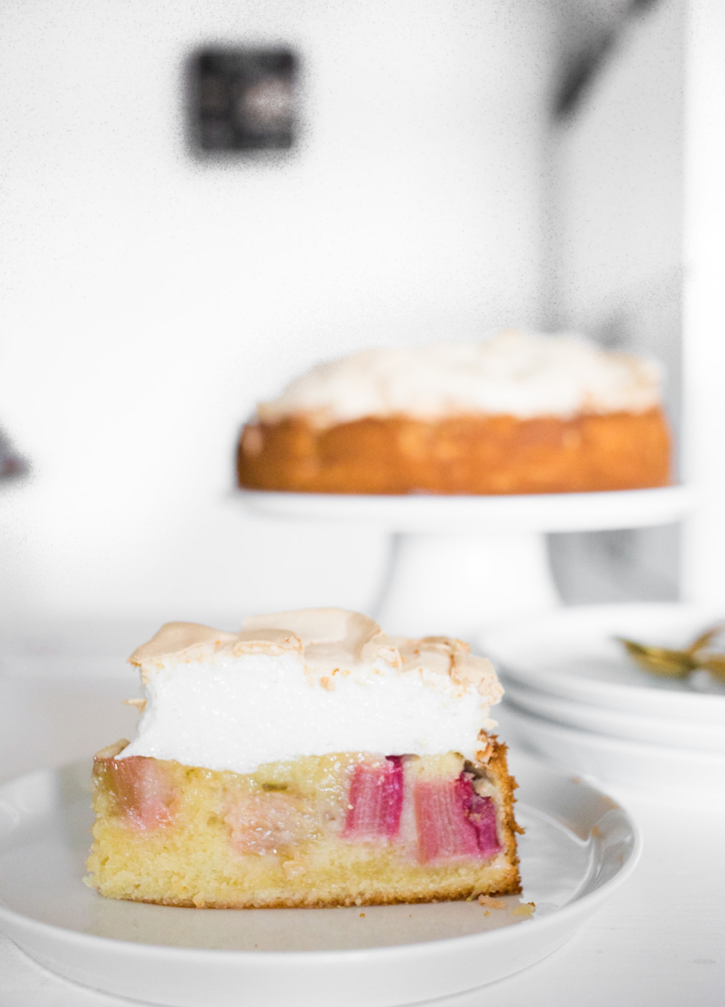 Recept rabarbertaart met meringue