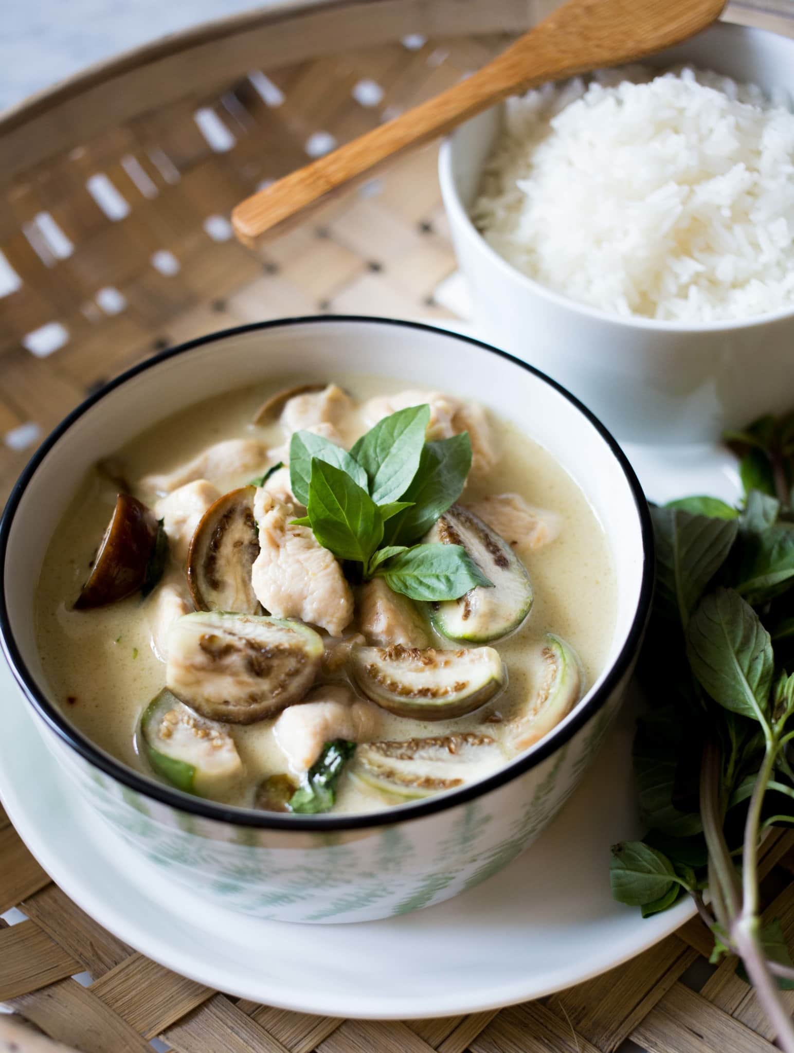 thaise groene curry met kip