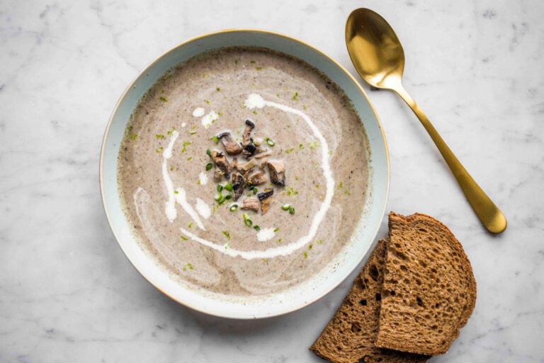 romige champignonsoep