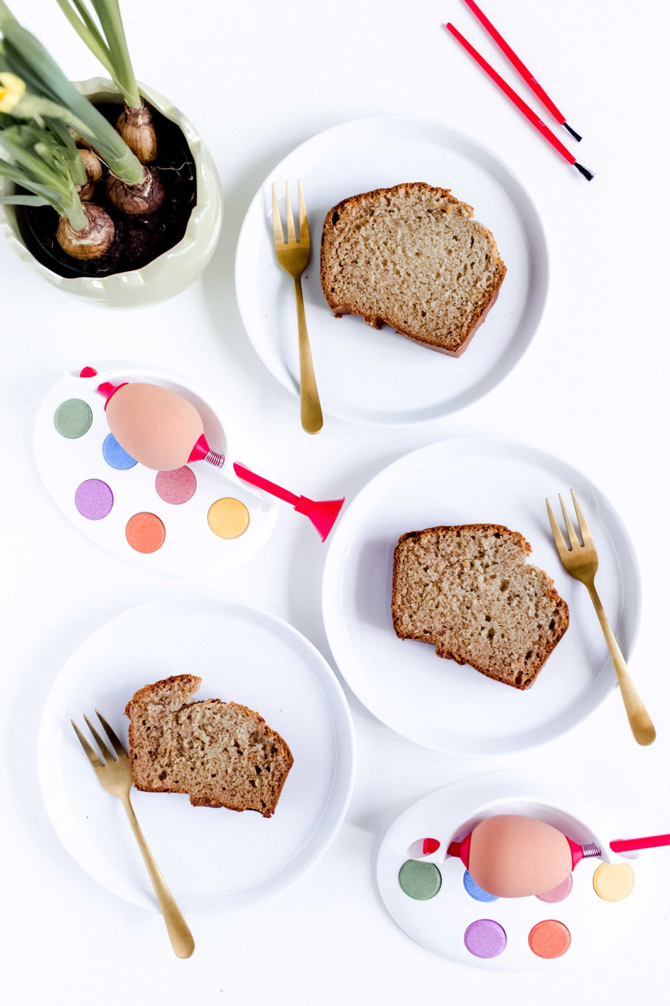 Bananenbrood voor het ontbijt