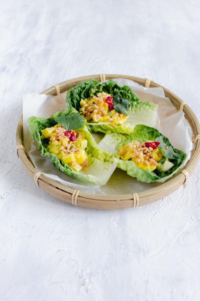 slabootjes met gele curry