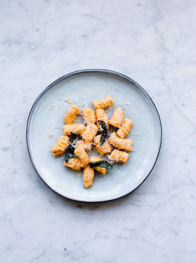 zoete aardappel gnocchi