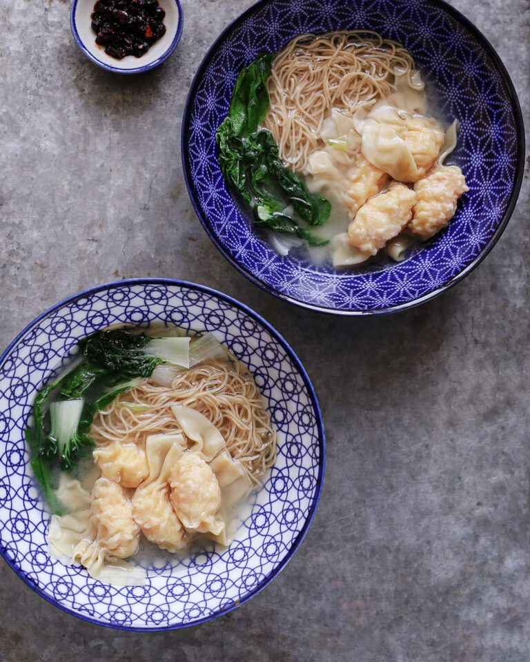 sui kau soep garnalen