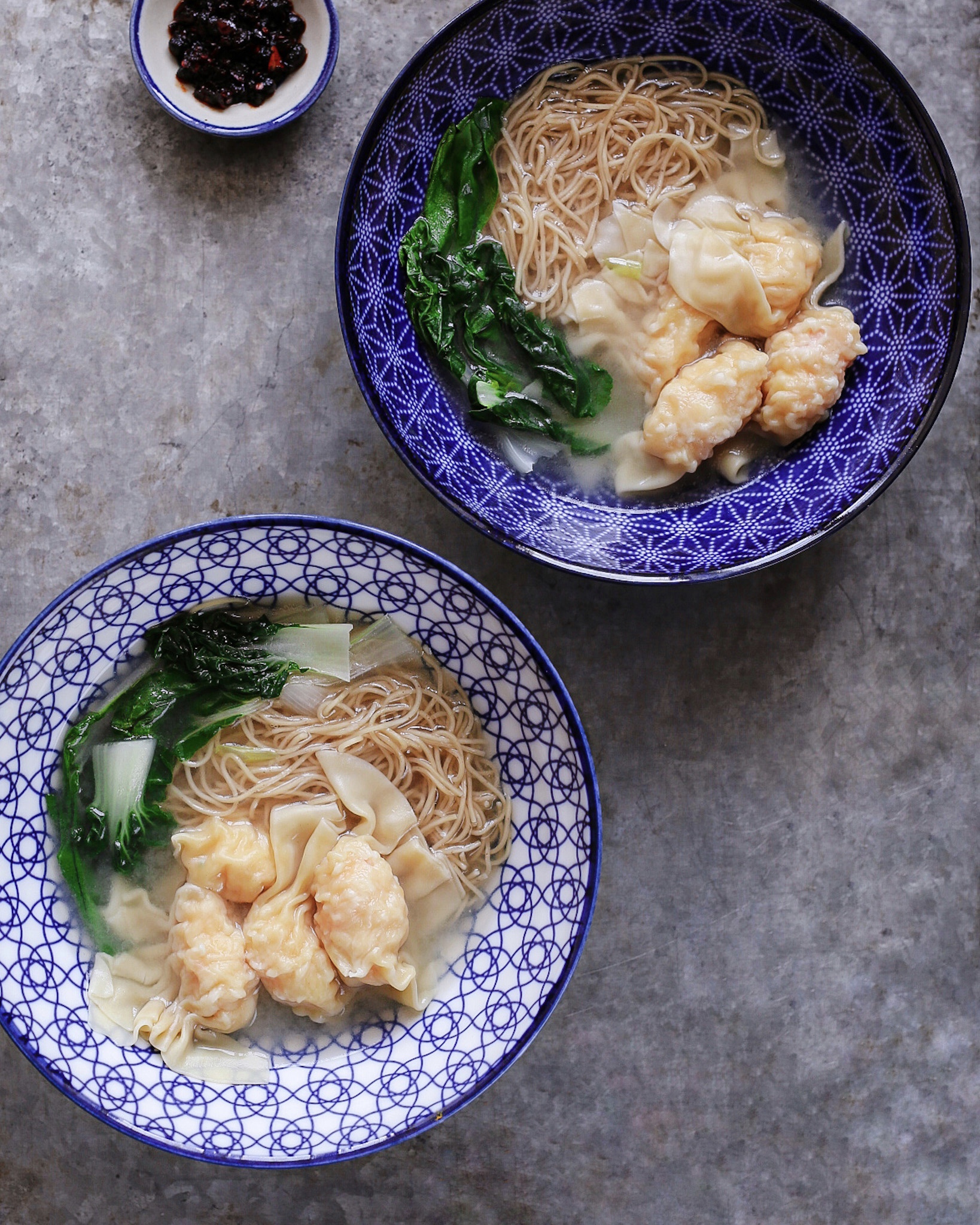 sui kau soep garnalen