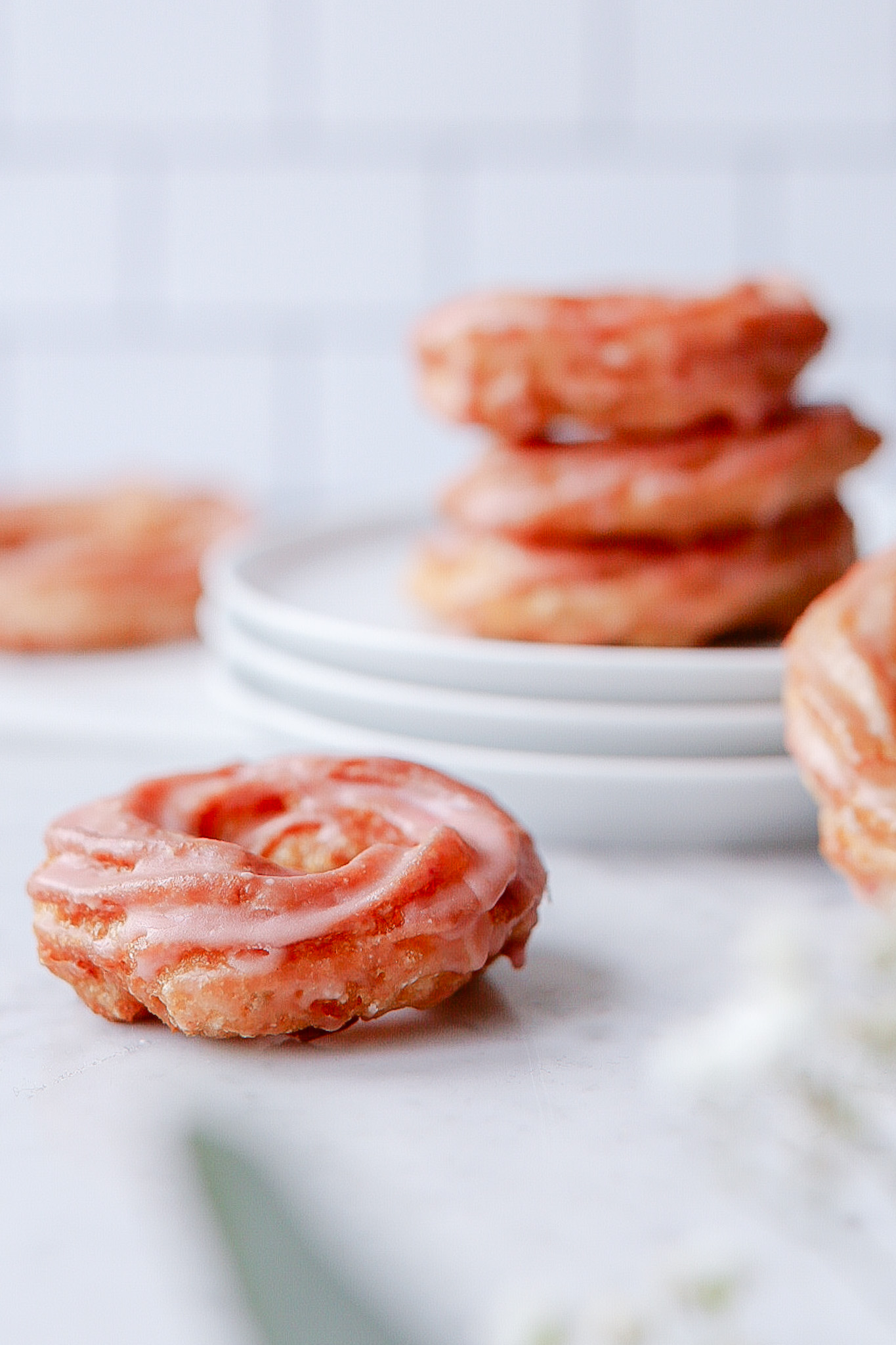 Crullers met bloedsinaasappel glazuur