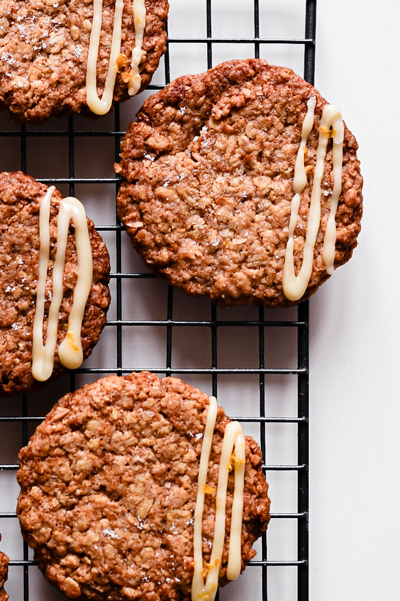 Havermoutkoekjes met citroen