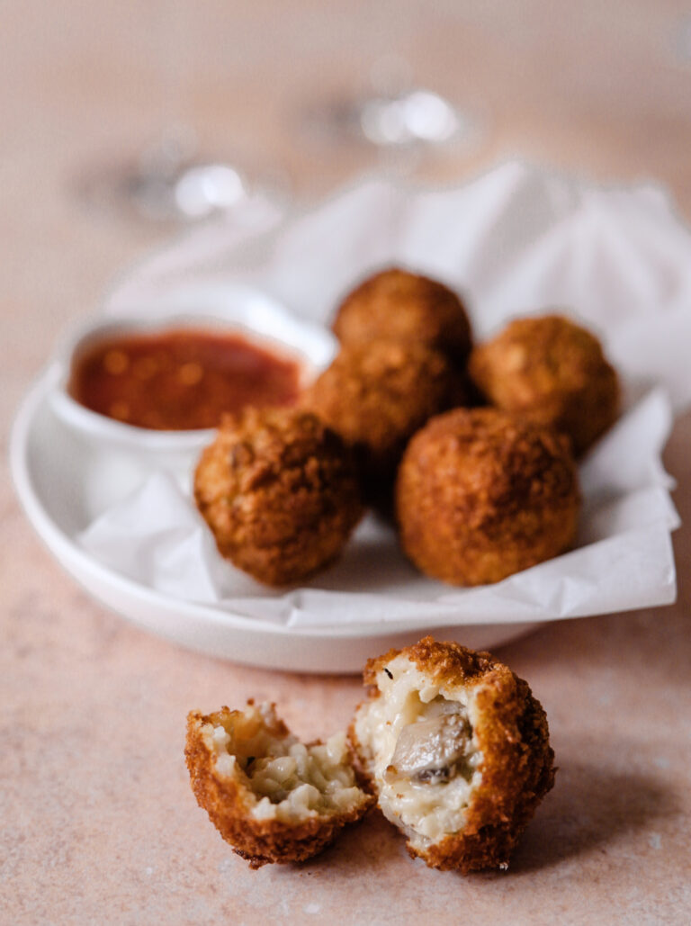 arancini risotto paddestoelen