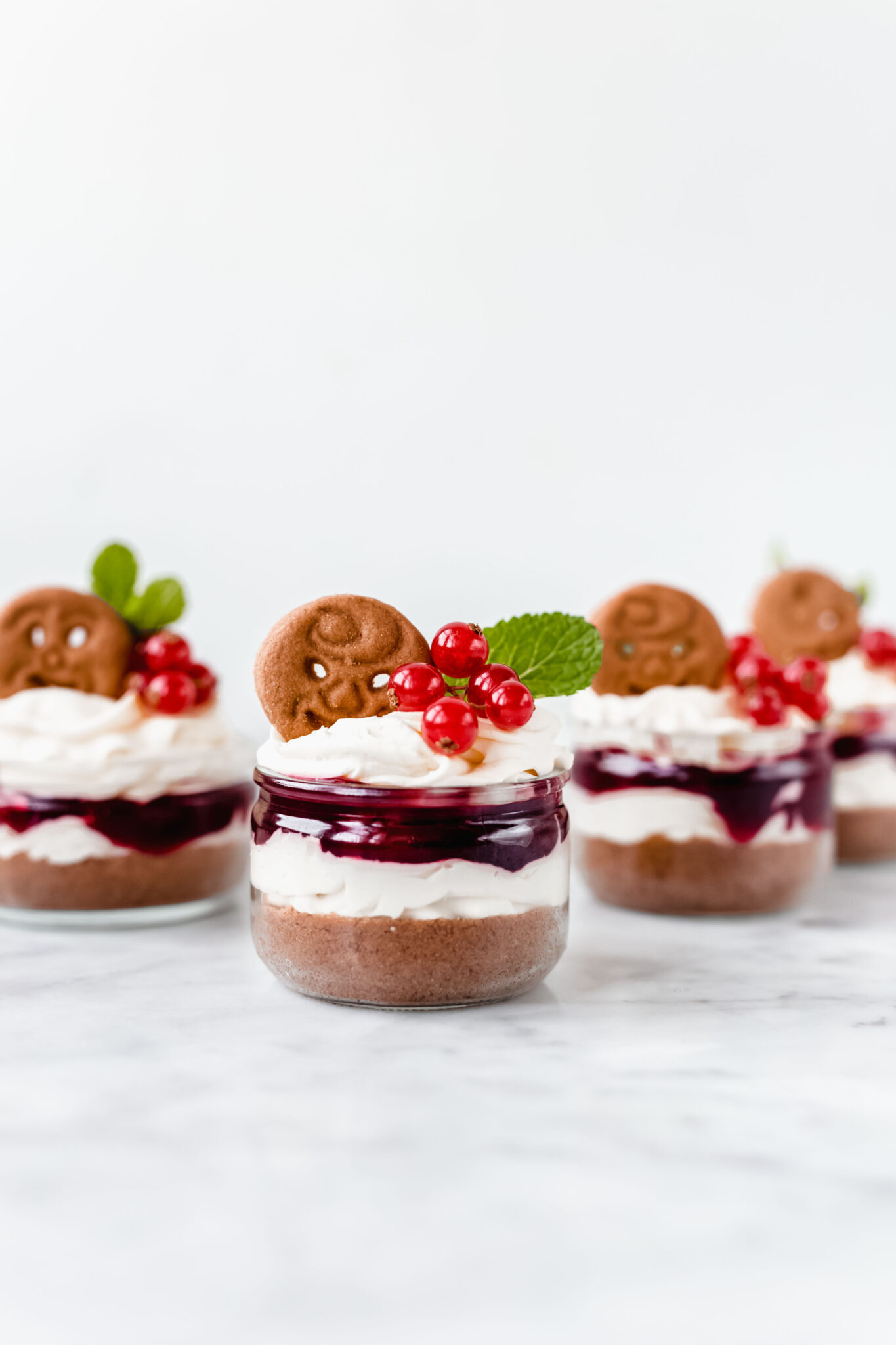 Cheesecake in een glaasje