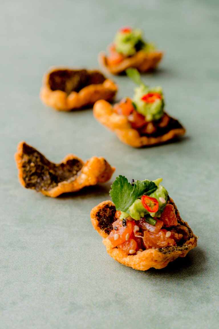 zeewiersnack tartaar zalm tonijn