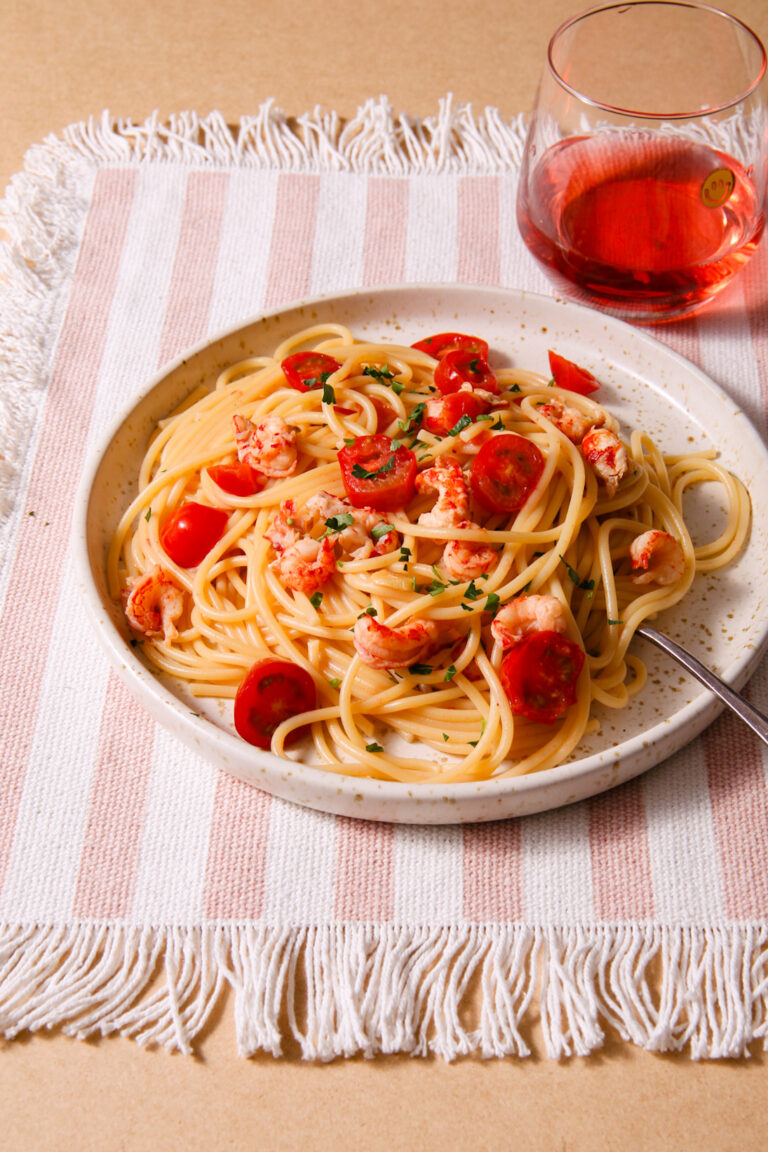 pasta rivierkreeftjes