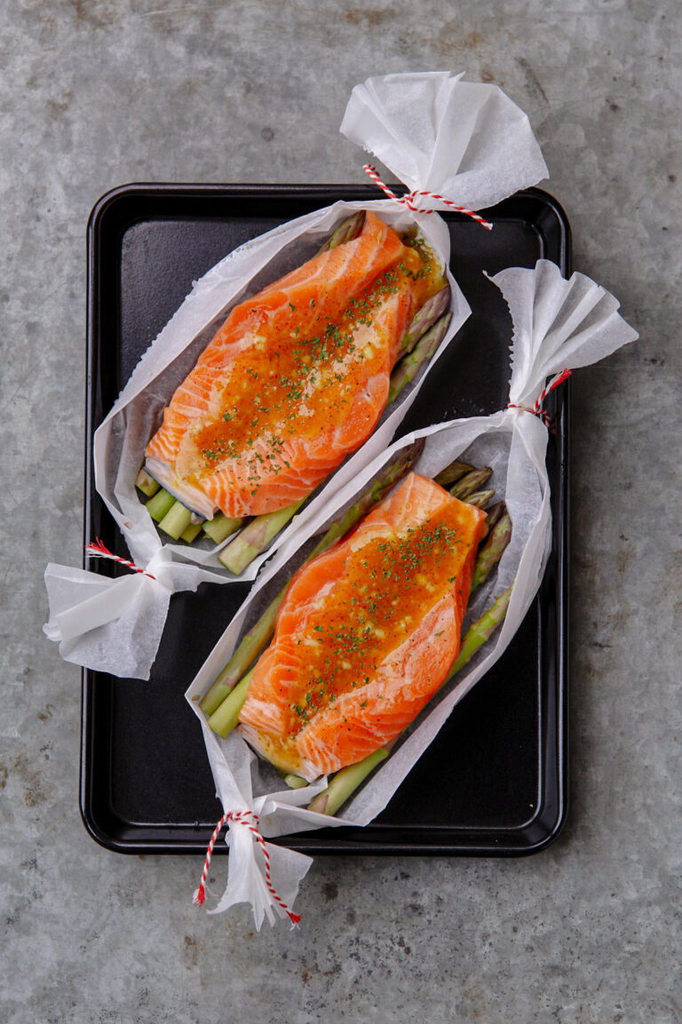 zalmfilet bootjes met asperges