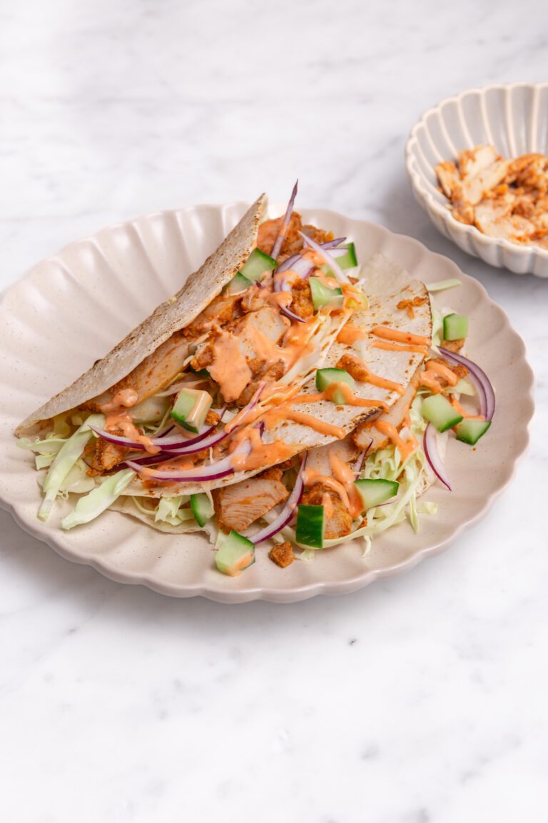 snelle kip kebab wraps