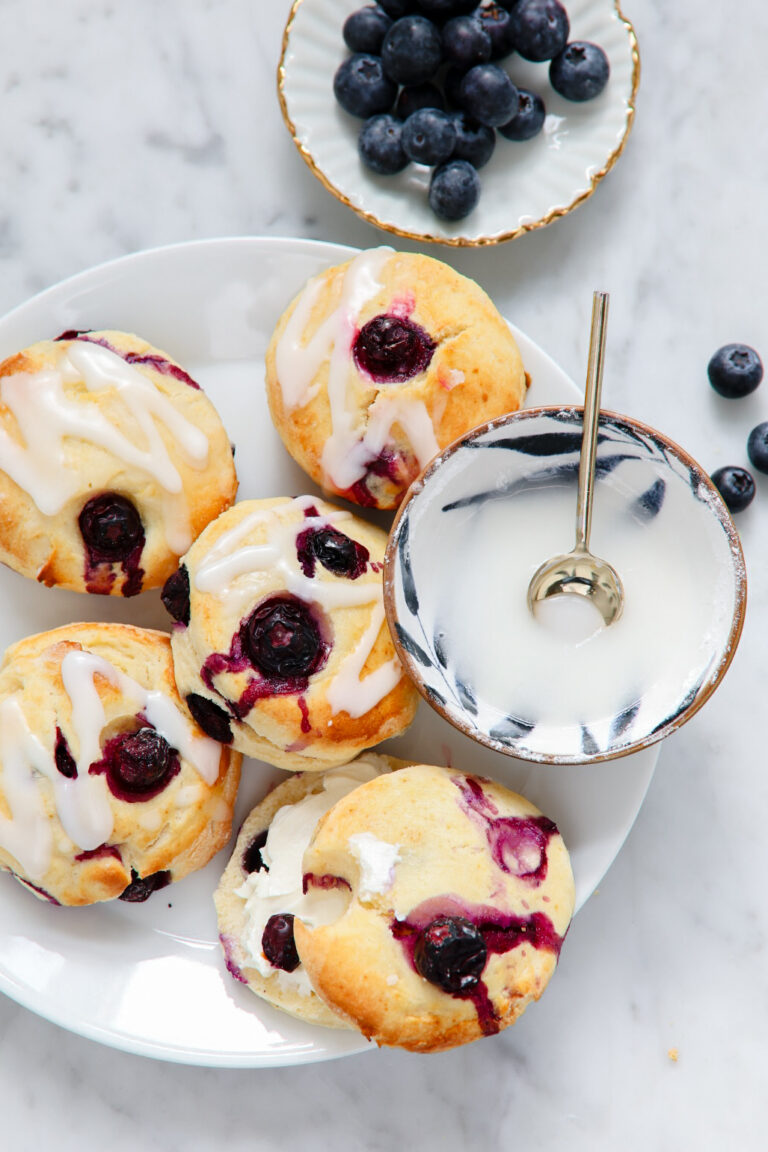 blauwe bessen scones