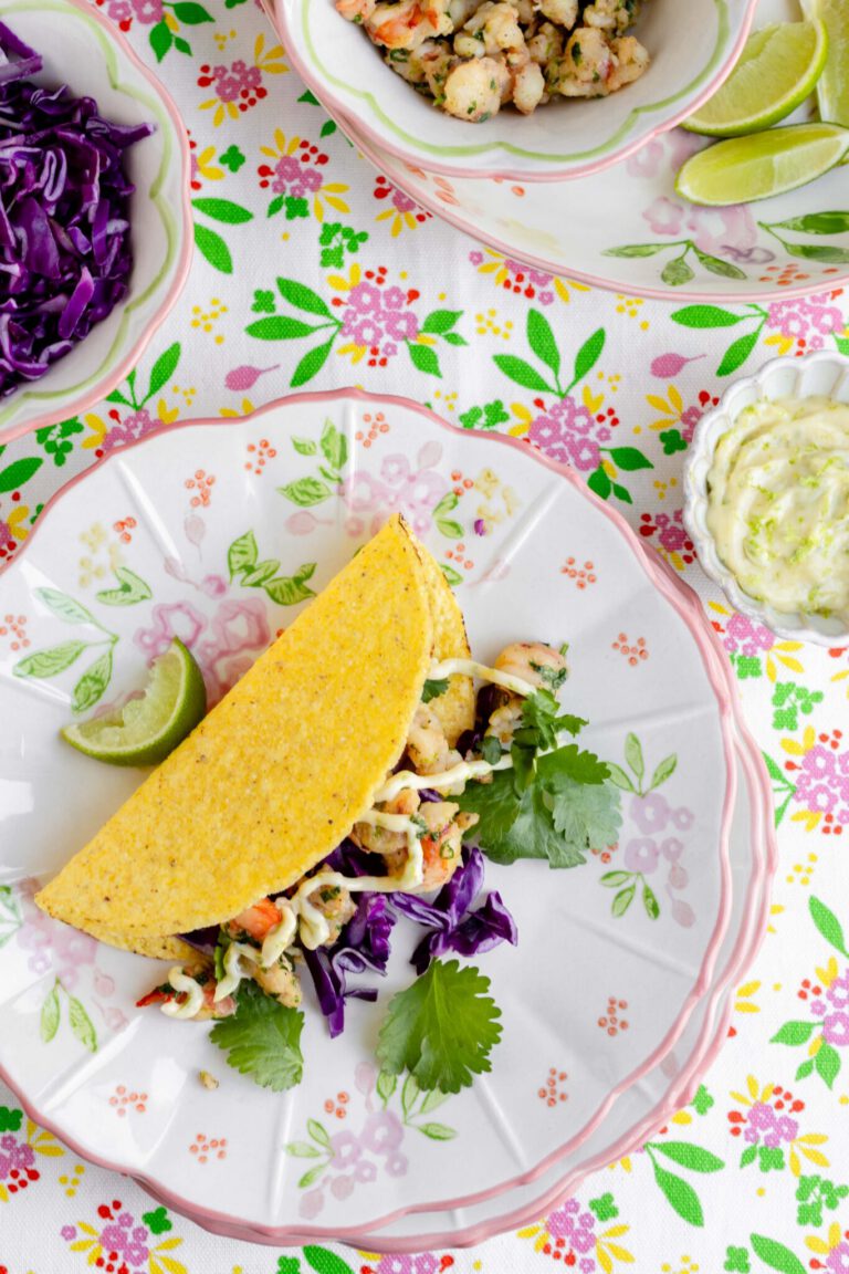 taco garnalen limoenmayo
